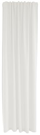 Homing Cortina acústica, Color Blanco, Tejido Suave y Opaco