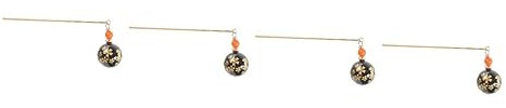Beavorty 4pièces Épingle à Cheveux Chinoise Vintage Avec Perles Décoratives Accessoire Élégant Pour Chignons Et Coiffures Parfait Pour Mariages Et Occasions Spéciales