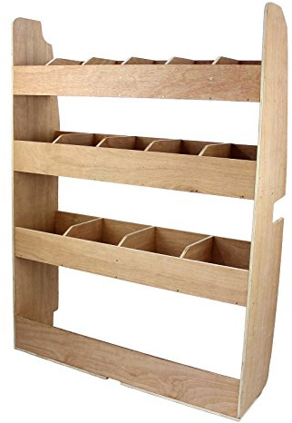 Monster Racking Transit Lieferwagen Werkstattwagen Sortiersystem Werkzeugaufbewahrung Kfz Regal Holzregal Autoregal Werkstatt Lieferwagen Transporter 102cm x 30cm x 136cm