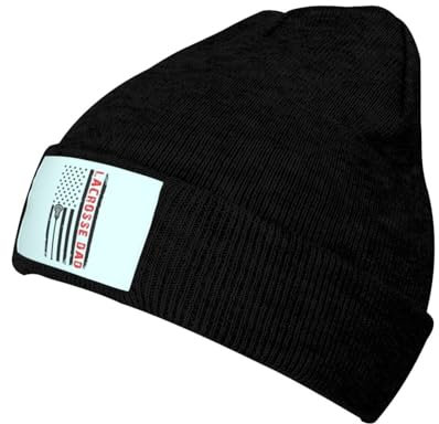 351 Radmütze Lacrosse Papa Usa Flagge Dünne Mütze Unisex Beanie Mütze Flexibler Slouch Beanie Mütze Für Erwachsener, Outdoor, Snowboarden