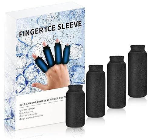 Finger Ice Pack - Wiederverwendbare Kompressionsmanschette - Gefrierbeutel Wiederverwendbare Kompressionsmanschette, kühle Fingerwickel, wiederverwendbar heiß und kalt für Sport