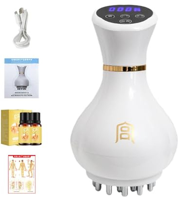 Masseur musculaire électrique – Masseurs musculaires portables – Masseur de vibrations à 9 modes – Masseur de main – Masseur électrique sans fil pour le dos, masseur complet du corps