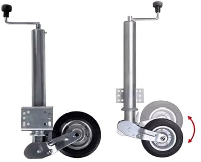 QICBYING Heavy-duty Trailer Jack Wheel - Boat Trailer Jack with Wheel, Lift Swivel Trailer Jack, 8 inches Automatic Guide Wheel, Folding Support Wheel Support, bearing 400kg Trailer Support Wheels