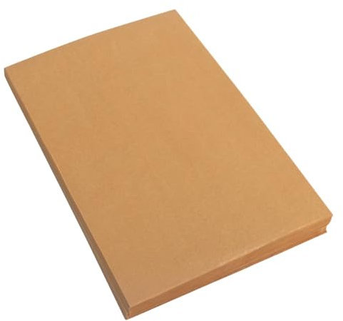 Papier parchemin – Papier parchemin pour la cuisson | Feuilles de papier sulfurisé | Papier sulfurisé anti-adhésif robuste | 100 x papier sulfurisé prédécoupé | Rouleau de papier sulfurisé non blanchi