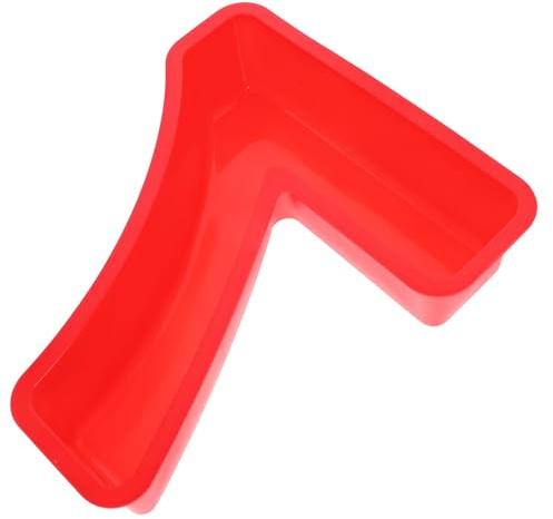 OSALADI Molde para Hornear Pasteles de Silicona Rojo Número 7, Molde para Repostería Infantil, Herramienta para Tartas de Cumpleaños, Accesorio para Cocina y Postres, Tamaño Pequeño