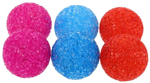 CATIEBYE 6 Jouets À Boule pour Chat avec Grelots Jouet Chat Interactif Ou Autonome Balle Grelot pour Rouler Chasser Et Stimuler L'Instinct De Chasse
