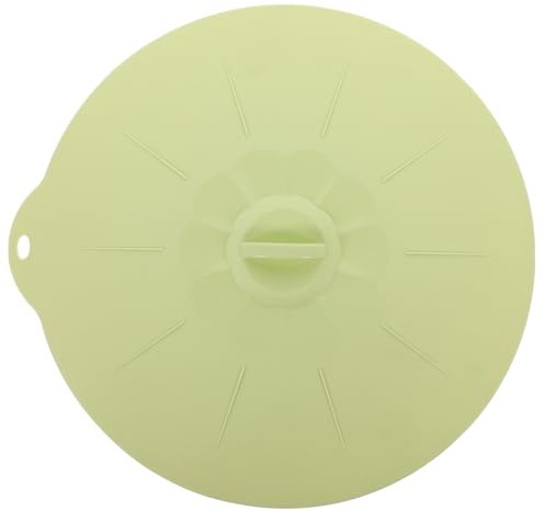 HOMSFOU 30cm Food Grade Silicone Sealing Lid: Large Round Suction Cover for Pan and Plate – Dishwasher-safe & Hangable with Handle and Hole, Reusable Bowl Cover for Home Use