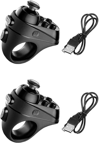 YGBWAOV 2X Controlador Vr Mando de Juego Inalámbrico Palanca de Juego Inalámbrica Bluetooth Mando de Juego 3D Vr Gafas de Realidad Virtual Control Remoto