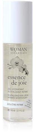 Essence de Joie GEL INTIMO REVITALIZZANTE - 100% naturale, a base di Acido Ialuronico, Probiotici e ingredienti antietà. Clinicamente testato dai ginecologi. Ideale per l'uso durante la menopausa. 110ML