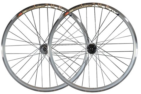 Laufradsatz für Räder mit festem Gang ohne Gangschaltung, 30-mm-Reifen mit Joytech Flip-Flop-Track-Naben, JOYTECH Flip Flop, silber, 28 700C 622
