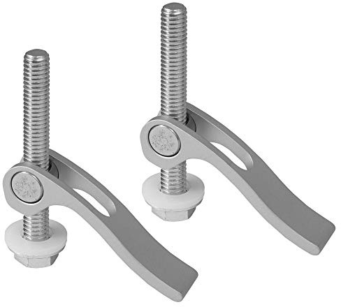 Peachtree Woodworking Supply Cam Action T-Track Quick Release Hold Down Clamp for Jigs, Fixtures & Shop Fences (2, 3/8)