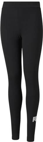 PUMA Mädchen Logo Leggings, Puma Black, 152
