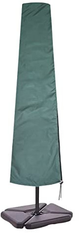 Parasol Covers Waterproof with Zipper (170 * 25 * 50 cm) - Parasol Covers Heavy Duty for Garden and Outdoor - Rip Proof, UV Protection and Weather Resistant Parasol Cover for Garden Umbrella - Green