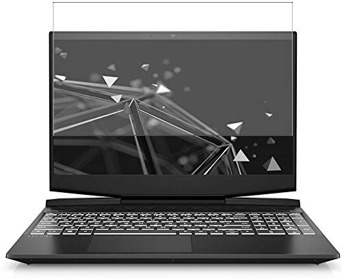 Puccy Tempered Glass Screen Protector Film, compatible with HP Pavilion Gaming 15-dk1000 15.6 （Active Area Cover Only） Protective Protectors Guard new version