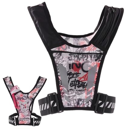 Onlynery Course Réfléchissant, Porte-téléphone Course pour Gilet, Veste Running Porte Téléphone avec Poche, Pochette Pectorale, Sac Support Téléphone, Porte Téléphone pour Course À Pied