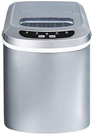 Macchina per il ghiaccio da banco 9 cubetti di ghiaccio pronti in 8 minuti Cubetti di ghiaccio da 33 libbre in 24 ore Macchina per il ghiaccio elettrica per feste di cocktail Macchina per il ghiacci