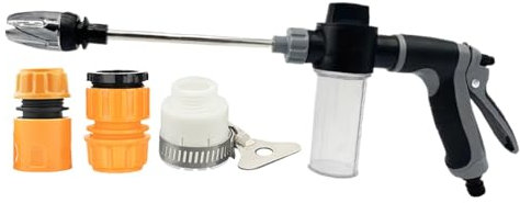 Per Lavaggio Ad Alta Pressione - Pistola Irrigazione Multifunzionale Esterno,Valvola Polverizzatore Leggera Con Pulizia Precisa Per Prato Auto Lavaggio Impianto Idrico