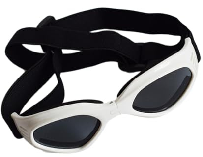 Toyvian Hundsolglasögon för Husdjur Justerbara Pet Eyewear med Ventilationsdesign UV Skydd och Komfortabel Passform