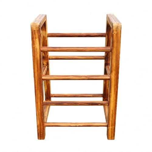 Yunmeryker Kids Climbing Frame, Wooden Climbing Frame with Balance Beam for Garden UK, Carbonized Wood Outdoor Activity Centre 7-14 Years, high-speed Game High Frame