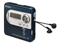 Sony MZ-NH600 Blue Hi-MiniDisc Walkman
