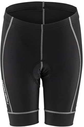 Louis Garneau Boy's Request Promax Junior Cycling Shorts, Black, X-Small