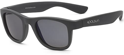 KOOLSUN - Wave - solglasögon för barn - Gunmetal - 1-5 år - UV400 - Kategori 3