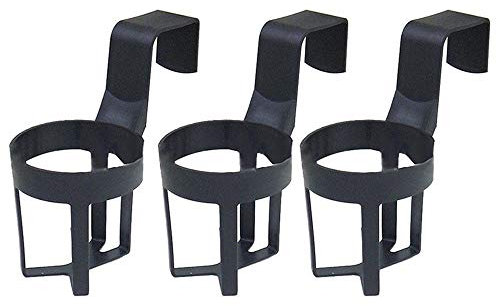 Ogquaton Premium Qualität 3 Stück Auto LKW Rack Wasser Getränkehalter Flasche Becherhalter Schwarz Polycarbonat