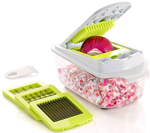 MovilCom@ Coupe-légumes manuel en acier inoxydable, Accessoire Cuisine
