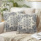 Chicamy Funda de Almohada de Lino 45x45 Juego de 2 Fundas Cojines Decorativos Indias Bohemia Funda de cojín con Cremallera Otoño Modernas Boho Fundas Cojin Decoración para Dormitorio Sofás