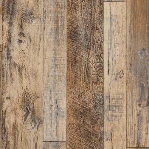 Arthome Claybank Peel and Stick Wallpaper,44x300cm Natural Wood Grain Contact Paper Rustic Self Adhesive Removable Waterproof Wood Wallpaper Vinyl Wrap Wall Paper for Furniture