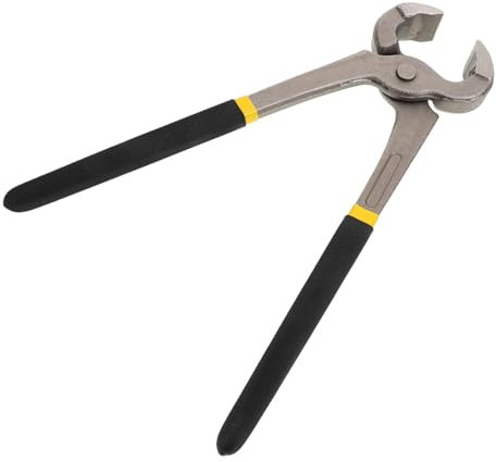 BUGUUYO Tijeras para Cascos de Ganado y Caballos de Metal Negro, Recortador Portátil Multifuncional para Reparación de Pezuñas, Fácil de Usar