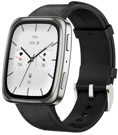 AMAZFIT Active 2 Reloj Inteligente Hombre y Mujer, Smartwatch con Pantalla AMOLED 1.75, Mapas Offline, GPS, Batería 10 Días, 160+ Modos Deportivos, Monitor de Ritmo Cardíaco y Sueño para iOS Android
