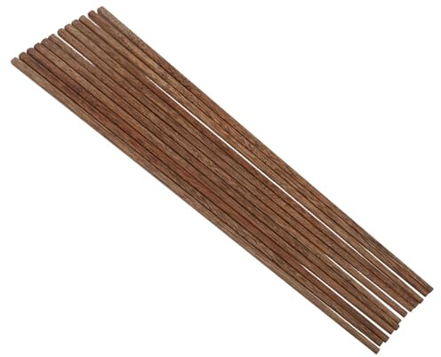DOITOOL Lot de 6 paires de baguettes de cuisine extra longues (42 cm) en bois, idéales pour la maison et les restaurants, pour faire sauter des nouilles et préparer des plats mijotés.