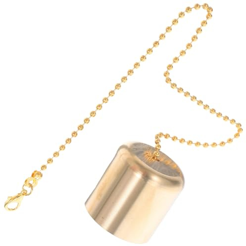 Housoutil Éteignoir à Bougie en Laiton Vintage avec Cache-mèche, Accessoire Multifonction pour Bougies et Lampes à Huile, Décoration Intérieure