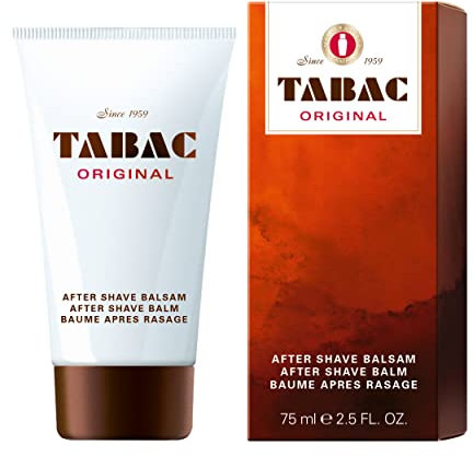 Tabac® Original | After Shave Balm sanfte After Shave für empfindlichere Männerhaut - Beruhigt und entspannt nach der Rasur - Original Seit 1961 | 75ml
