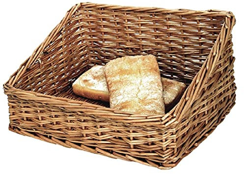 Olympia Cestino per pane in legno rustico, colore 170x360x300mm