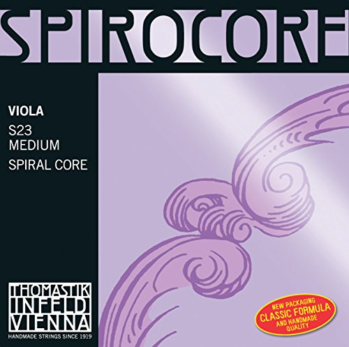 Thomastik Cuerda para Viola 4/4 Spirocore - cuerda Sol núcleo en espiral entorchado en plata, mediana