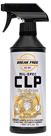Break Free CLP Cleaner Lubricant and Preservative Gun Cleaner, CLP-5, Spray Bottle, Synthetic Handgun Lube, 1 Pint