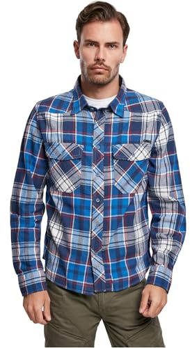 Brandit Carreaux Chemise Hommes Coton Chemise
