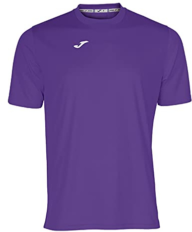 Joma Men's Sports T-Shirt, 6XS - 3XL - Short Sleeve, Lightweight and Breathable, Ideal for Running and Gym - Combi Purple