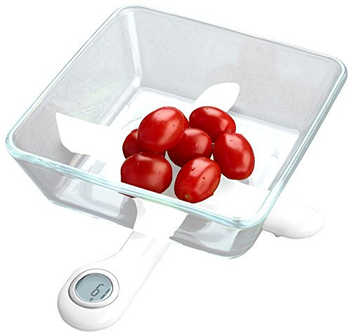 Rosenstein & Söhne Küchenwaage Camping: Kompakte digitale Küchenwaage im Falt-Design, bis 5 kg, Tara-Funktion (Faltbare, Camping Waage Küche, Feinwaage)