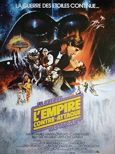 La Tienda del Cine Star Wars el Imperio Contra Ataque Cartel de Cine Modelo B (formato 53x40 cm plegado), RETIRAJE 1990