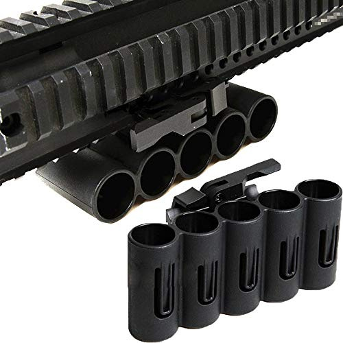 ACEXIER Portador de Soporte de Carcasa de liberación rápida de Pistola de Tiro de polímero táctico para Caza Airsoft Paintball Apto para Montaje en riel Picatinny de 20 mm