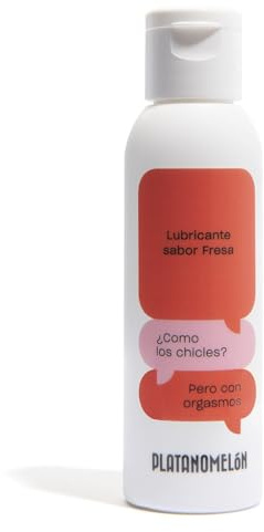 Platanomelón - Lubricante de sabores Fresa a base de agua
