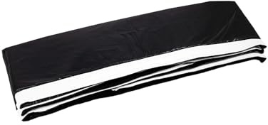 VirtuFit Inground Trampolin Randschutz - Schwarz/Weiß - 183 x 274 cm - 25 mm dick