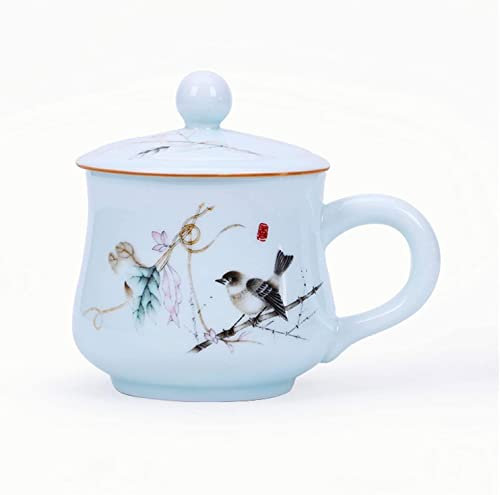 Set di tazzine da caffè espresso in porcellana, tazze in ceramica for la casa, tazza, tazza da caffè, tazza da caffè grande con manico Tazza da caffè gigante in ceramica da 15,8 once Tazza da caffè gr