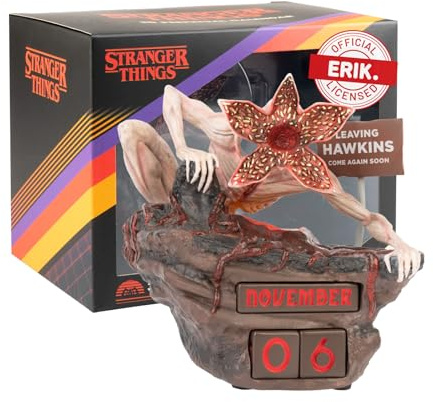 Grupo Erik Perpetual Calendar - Stranger Things Merchandise | Desk Calendar, Home Office Desk Accessories, Home Decor Accessories | Stranger Things Gifts