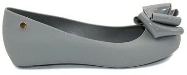 Womens Ladies Flat Peeptoe Casual Office Jelly Bow Slip ON Shoes Ballerina Pumps