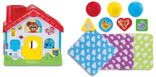 VTech Baby 4-in-1 Entdeckerhäuschen - Montessori Lernspielzeug