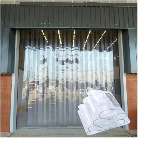 PVC Lamellen Streifenvorhang Weicher PVC-transparenter Türvorhang PVC-Lamellenvorhang Streifenvorhang Kunststoff-Vorhangstreifen Kunststoff-Türvorhang